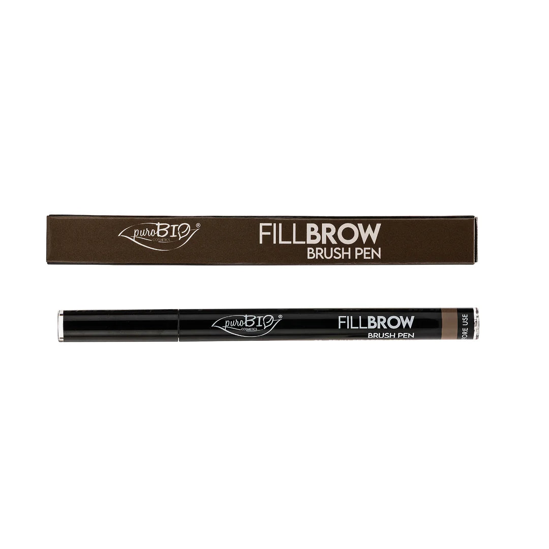 PUROBIO Fillbrow Brush Pen 04 Soft Black