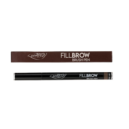 PUROBIO Fillbrow Brush Pen 03 Dark Brown